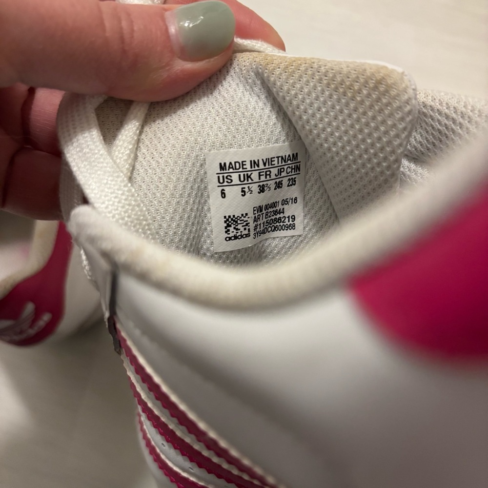 Dark Pink SuperStar Adidas Sneakers - Picture 6 of 6